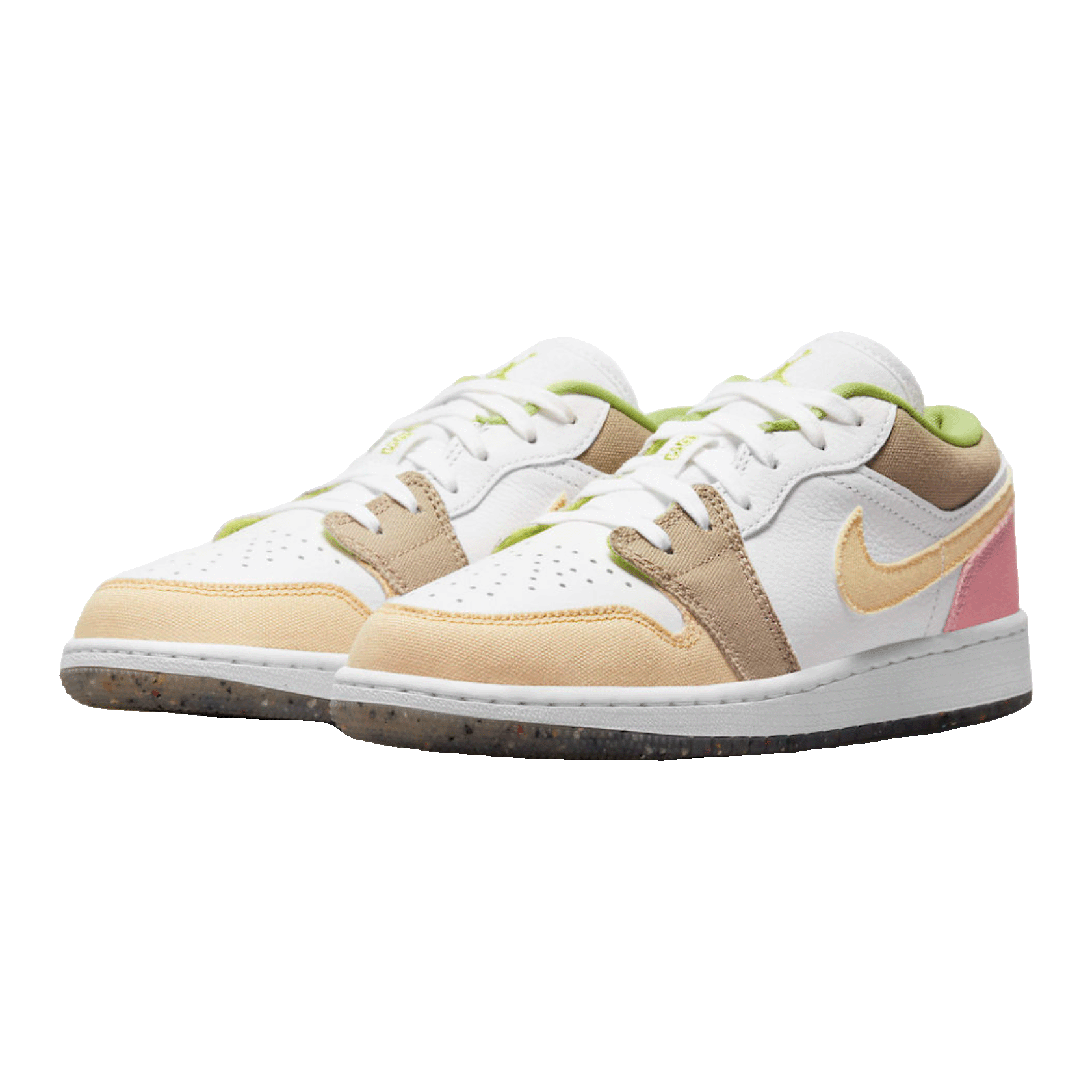 Nike Air Jordan 1 Low Pastel Grind Vivid Green (GS) Side