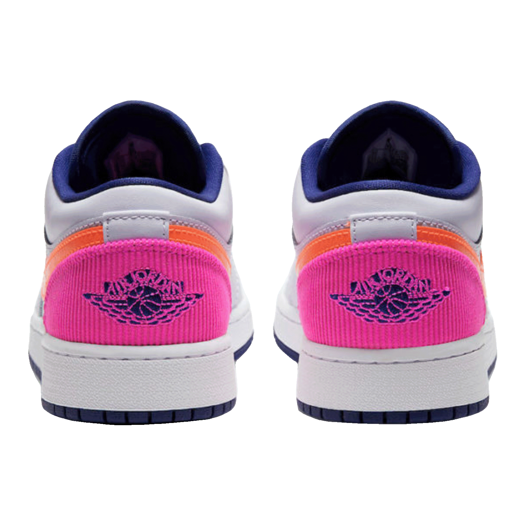 Nike Air Jordan 1 Low Pink Corduroy (GS) Back