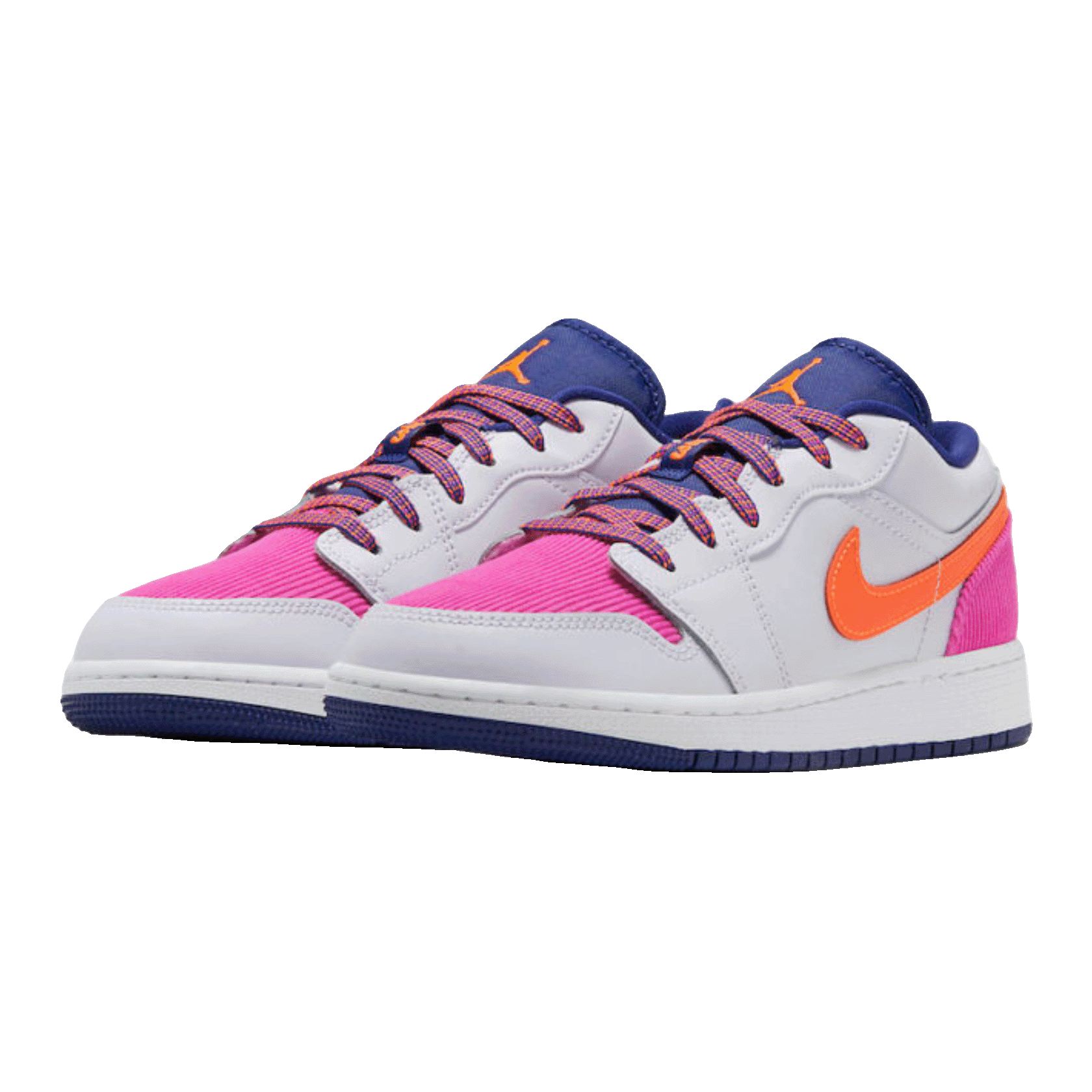 Nike Air Jordan 1 Low Pink Corduroy (GS) Side