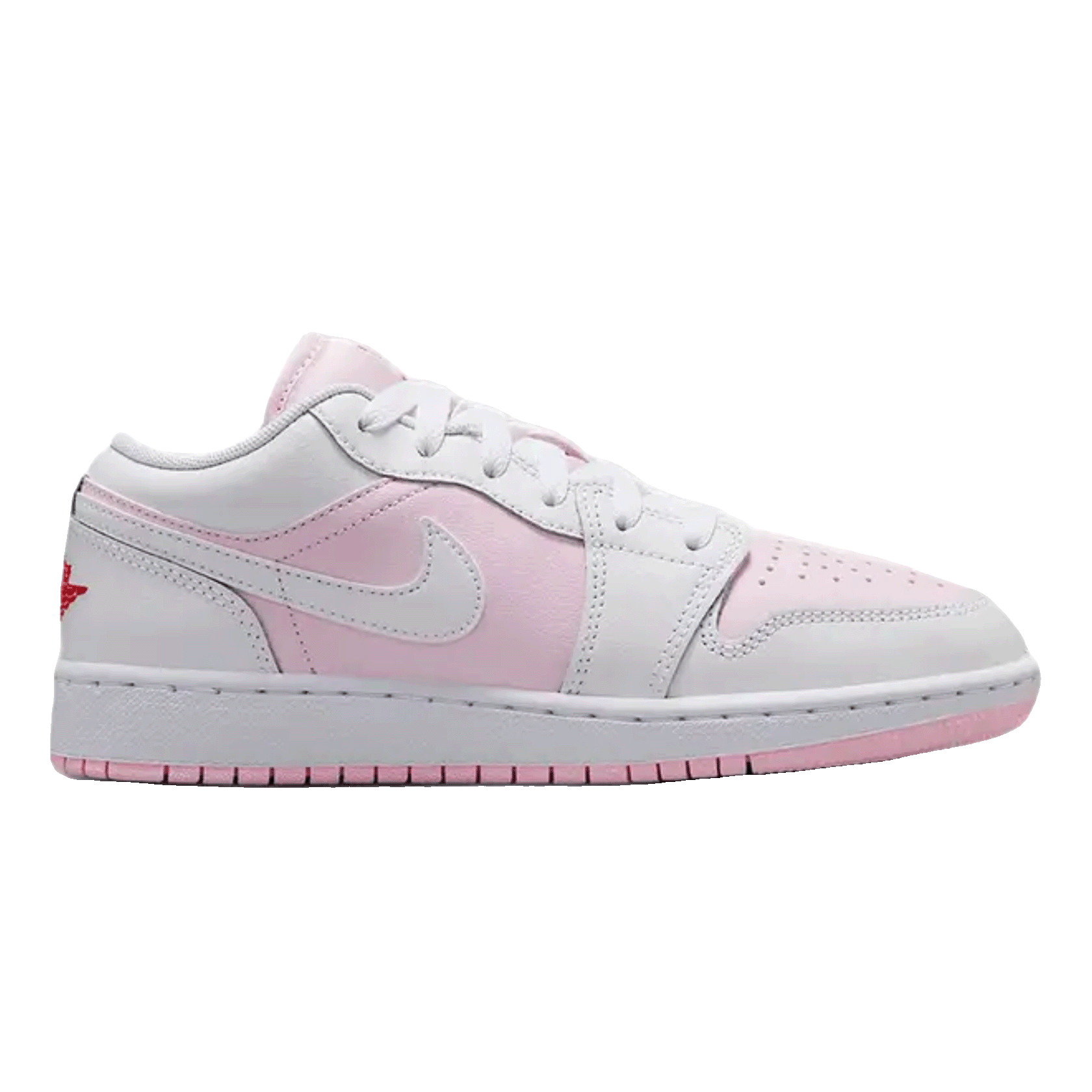 Nike Air Jordan 1 Low Pink Foam Fire Red White (GS)