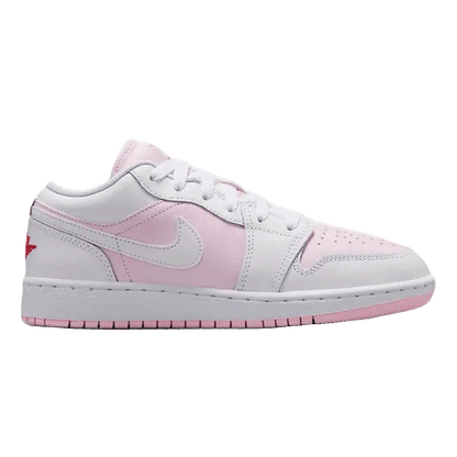 Nike Air Jordan 1 Low Pink Foam Fire Red White (GS)