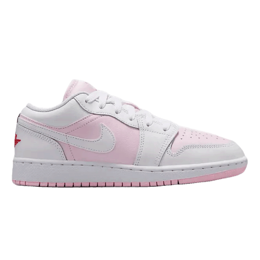 Nike Air Jordan 1 Low Pink Foam Fire Red White (GS)