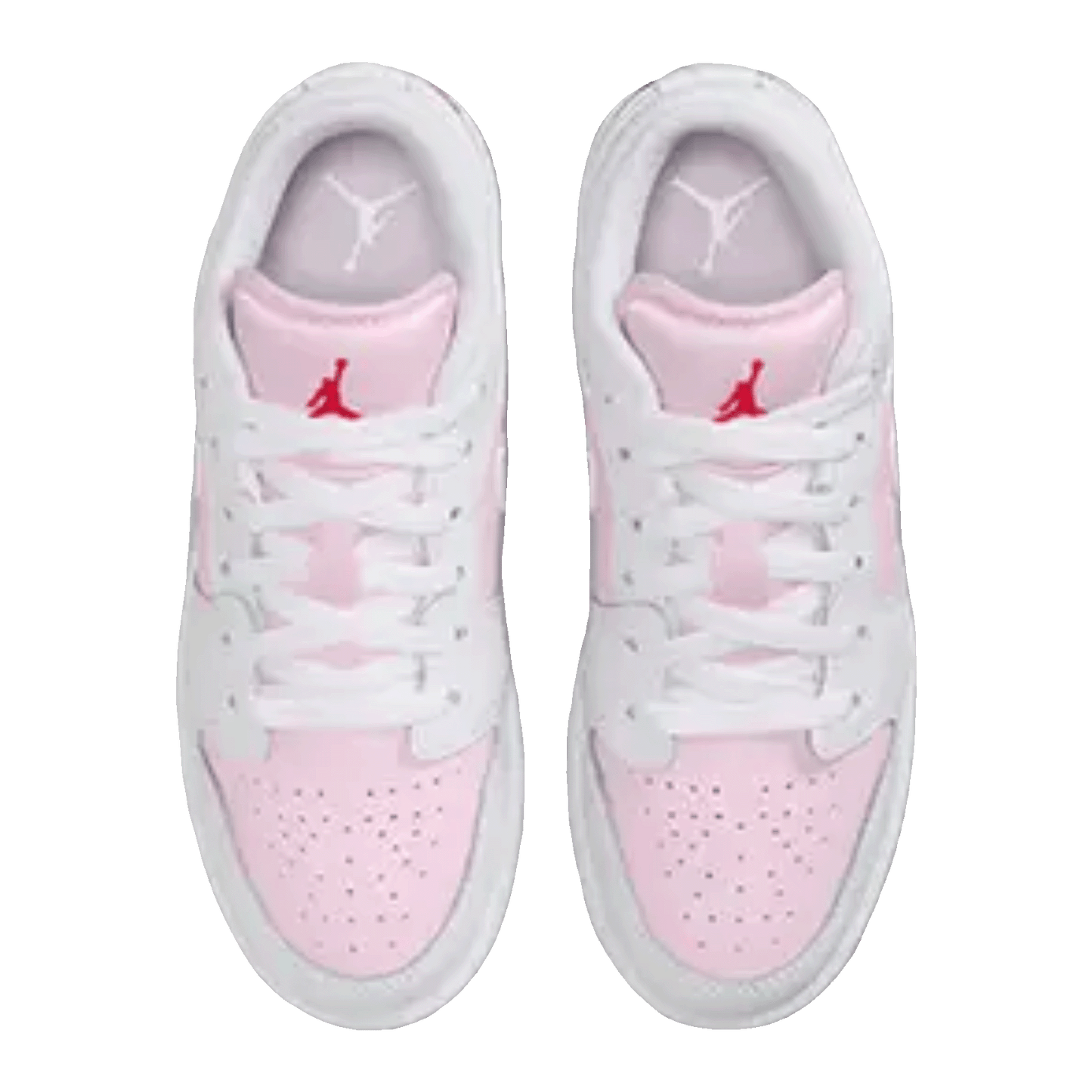 Nike Air Jordan 1 Low Pink Foam Fire Red White (GS) Oben