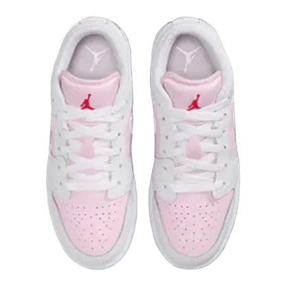Nike Air Jordan 1 Low Pink Foam Fire Red White (GS) Oben