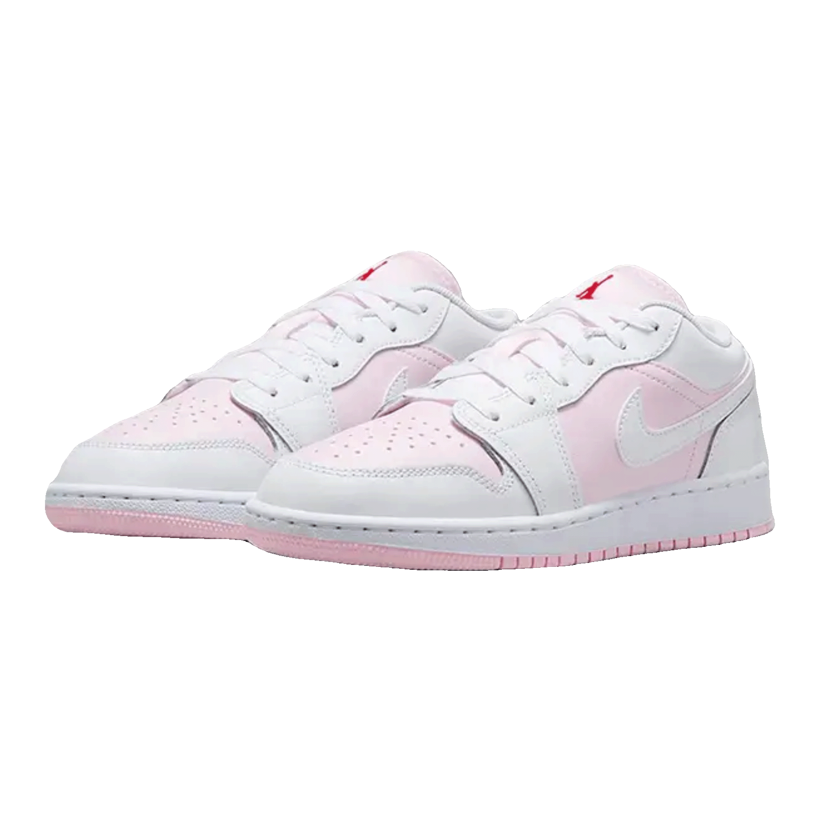 Nike Air Jordan 1 Low Pink Foam Fire Red White (GS) Side