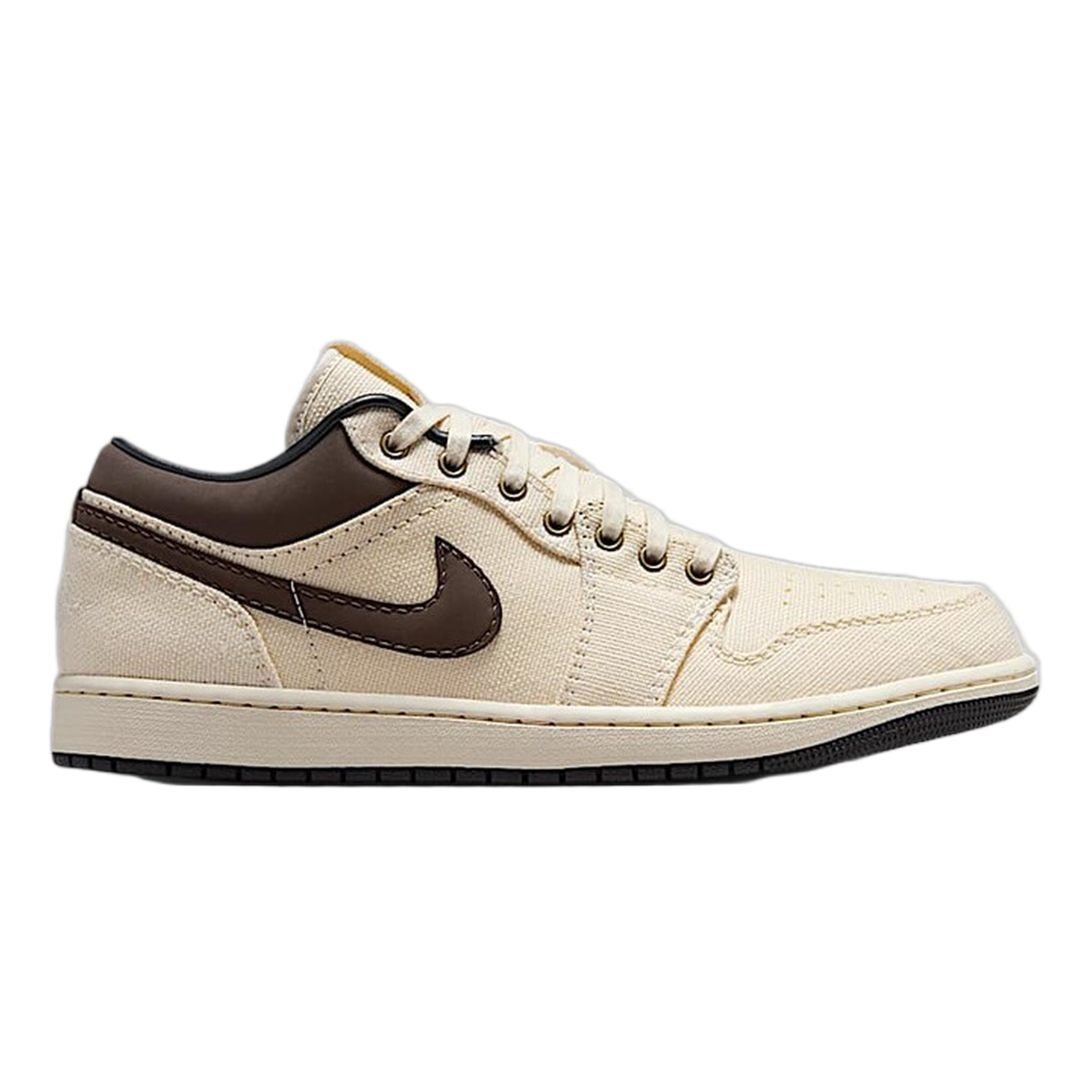 Nike Air Jordan 1 Low Premium Pale Ivory Off Noir Baroque Brown IB8058-110