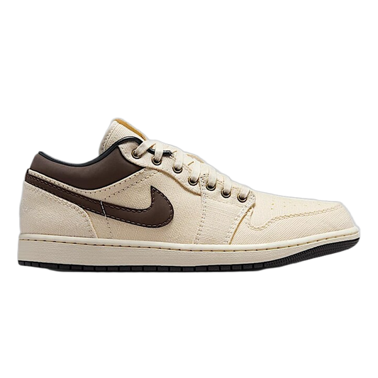 Nike Air Jordan 1 Low Premium Pale Ivory Off Noir Baroque Brown IB8058-110