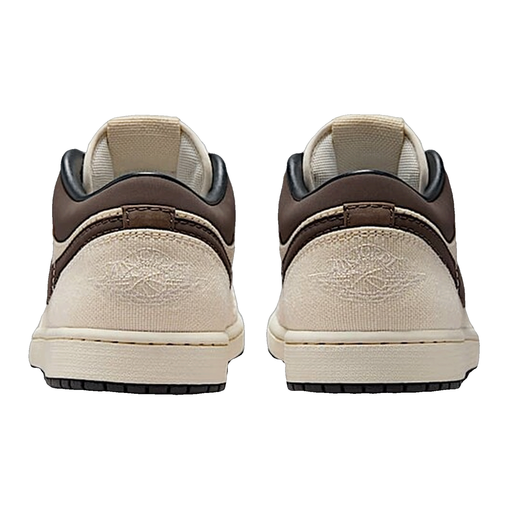 Nike Air Jordan 1 Low Premium Pale Ivory Off Noir Baroque Brown Back IB8058-110