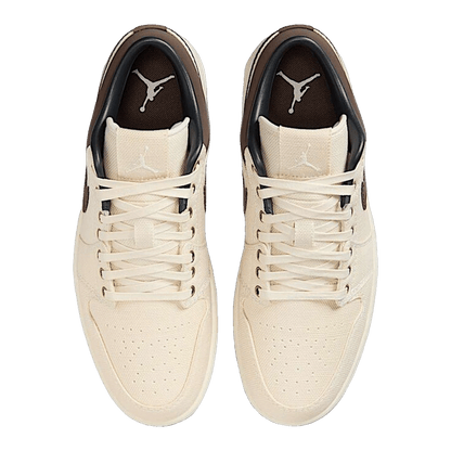 Nike Air Jordan 1 Low Premium Pale Ivory Off Noir Baroque Brown Oben IB8058-110