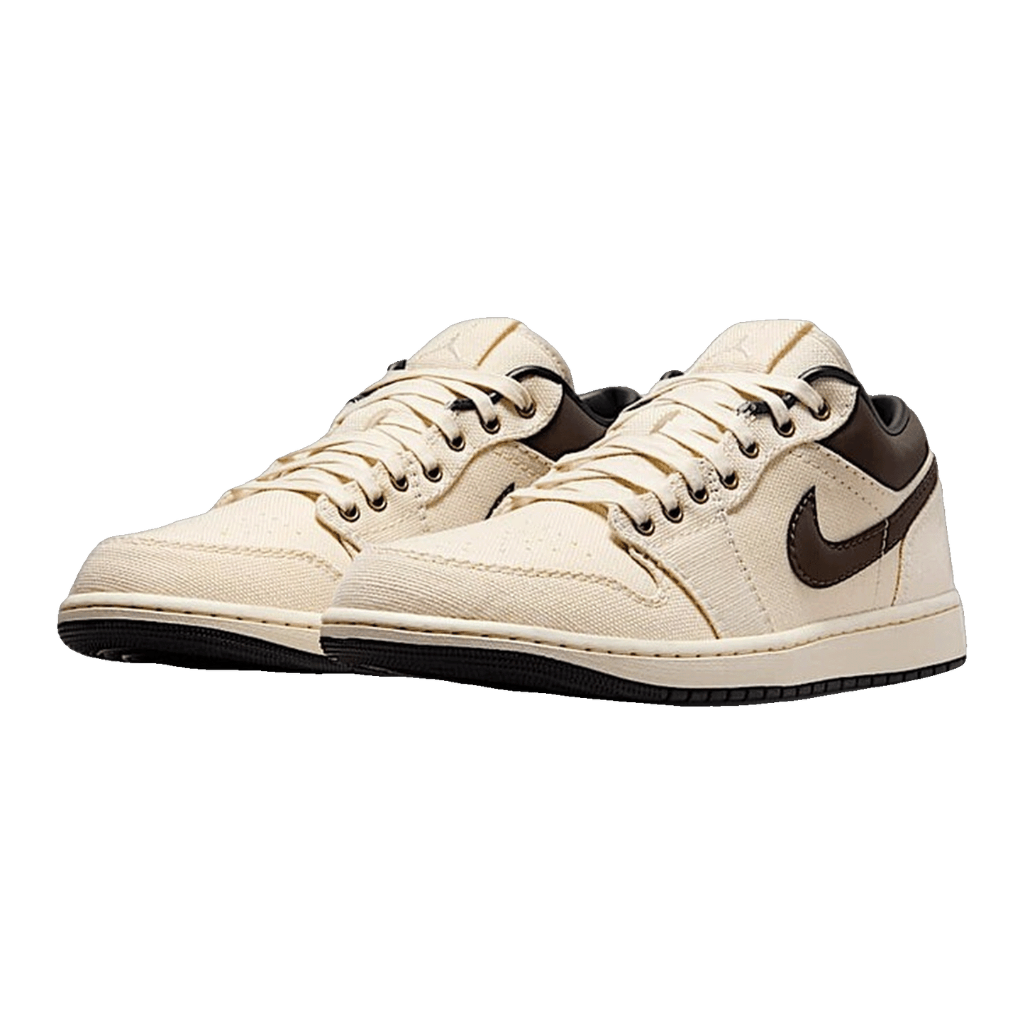 Nike Air Jordan 1 Low Premium Pale Ivory Off Noir Baroque Brown Side IB8058-110
