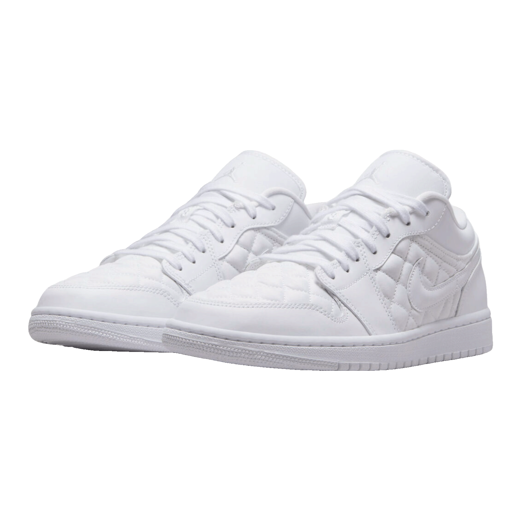 Nike Air Jordan 1 Low Quilted White (W) Side