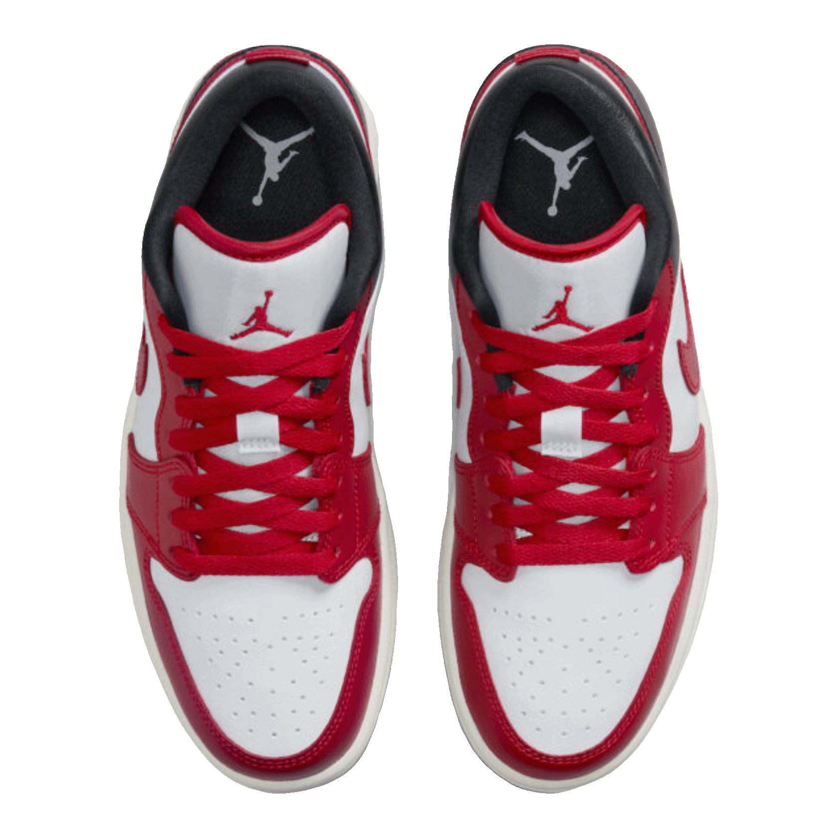 Nike Air Jordan 1 Low Reverse Black Toe (W) Oben
