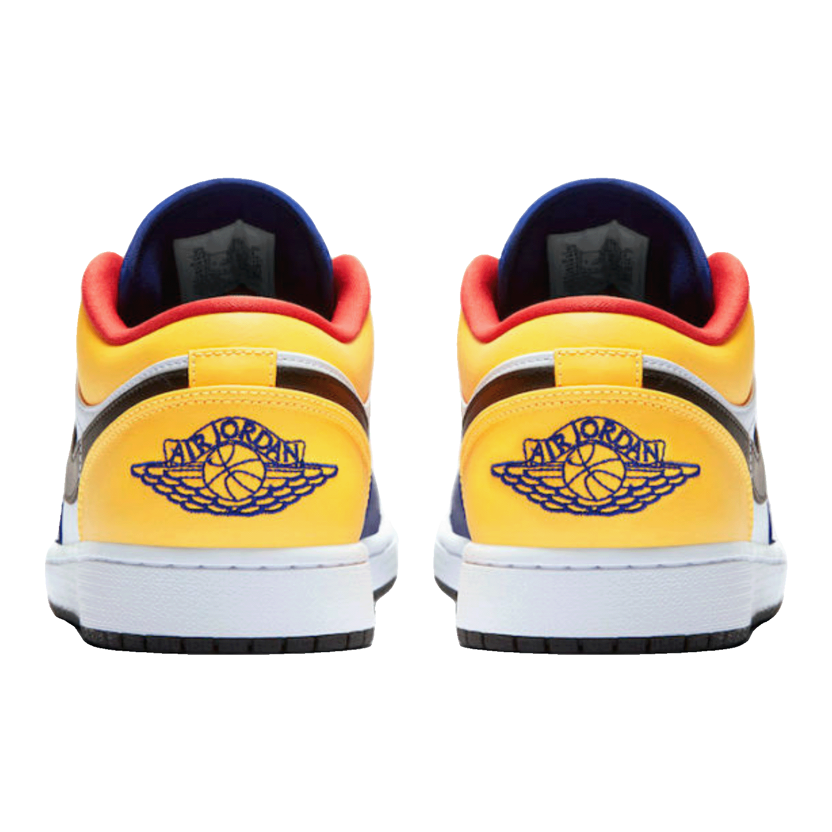 Nike Air Jordan 1 Low Royal Yellow (GS) Back