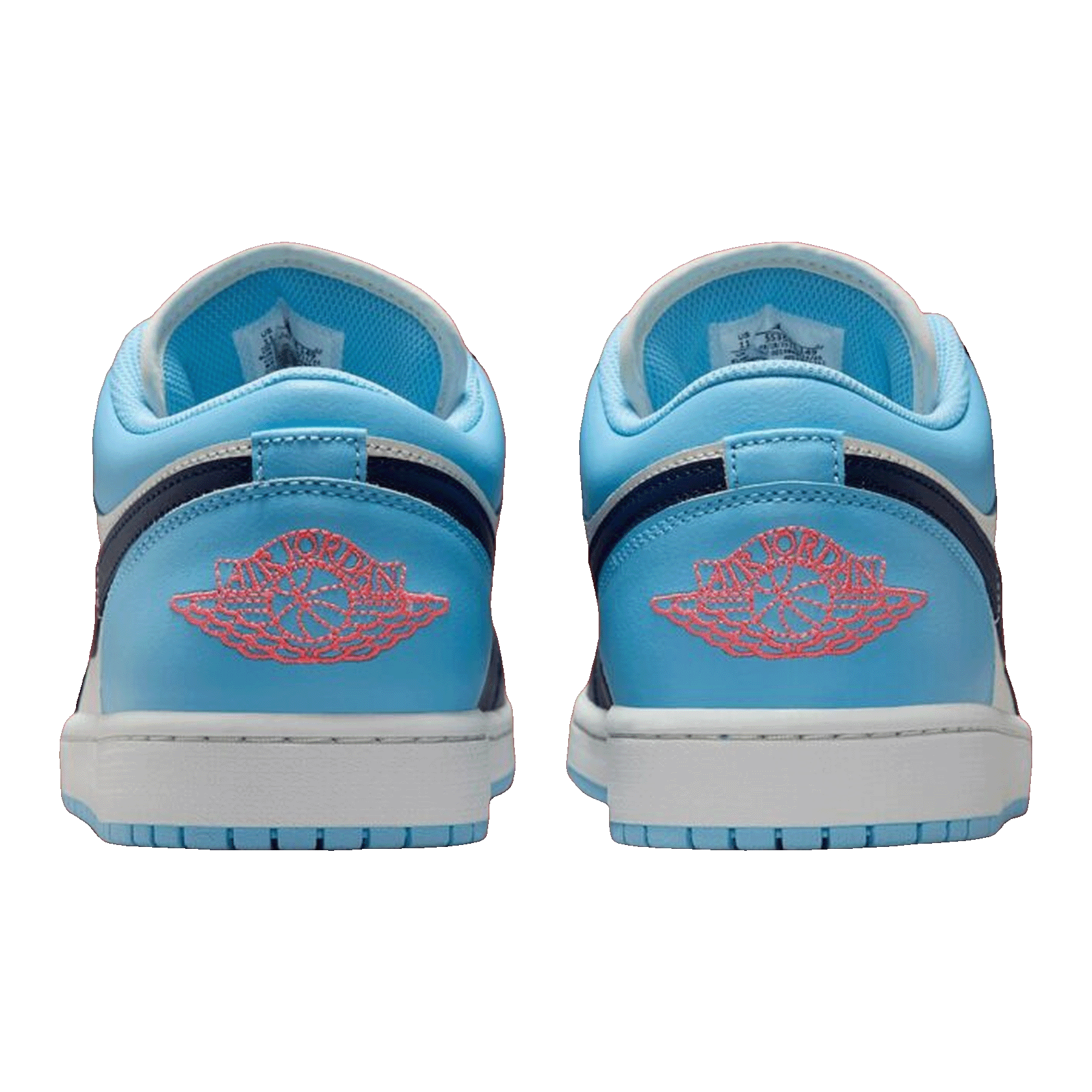 Nike Air Jordan 1 Low Sail Blue Chill (GS) Back