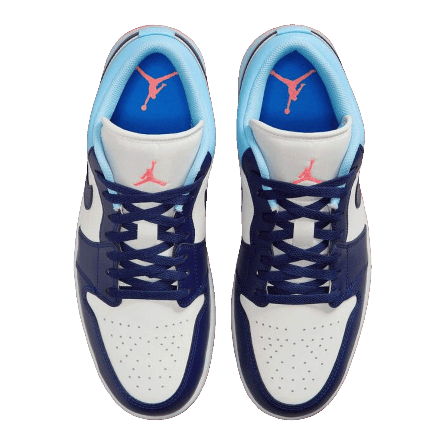 Nike Air Jordan 1 Low Sail Blue Chill (GS) Oben