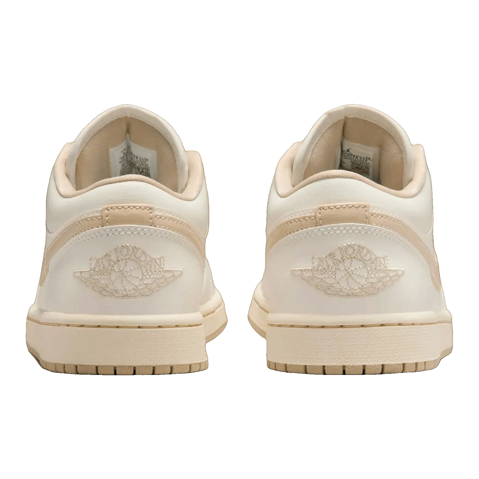 Nike Air Jordan 1 Low Sail Rattan (W) Back DC0774-112