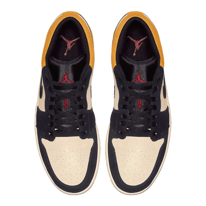 Nike Air Jordan 1 Low Sail University Gold Black Oben