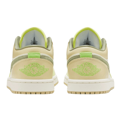 Nike Air Jordan 1 Low Sail White Oil Green (W) Back