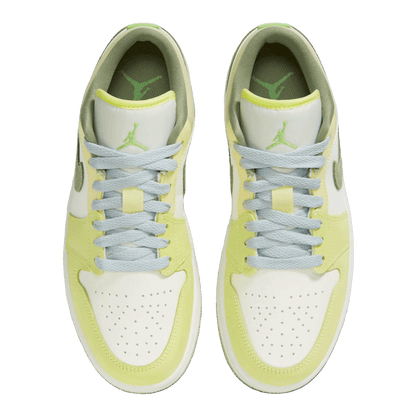 Nike Air Jordan 1 Low Sail White Oil Green (W) Oben