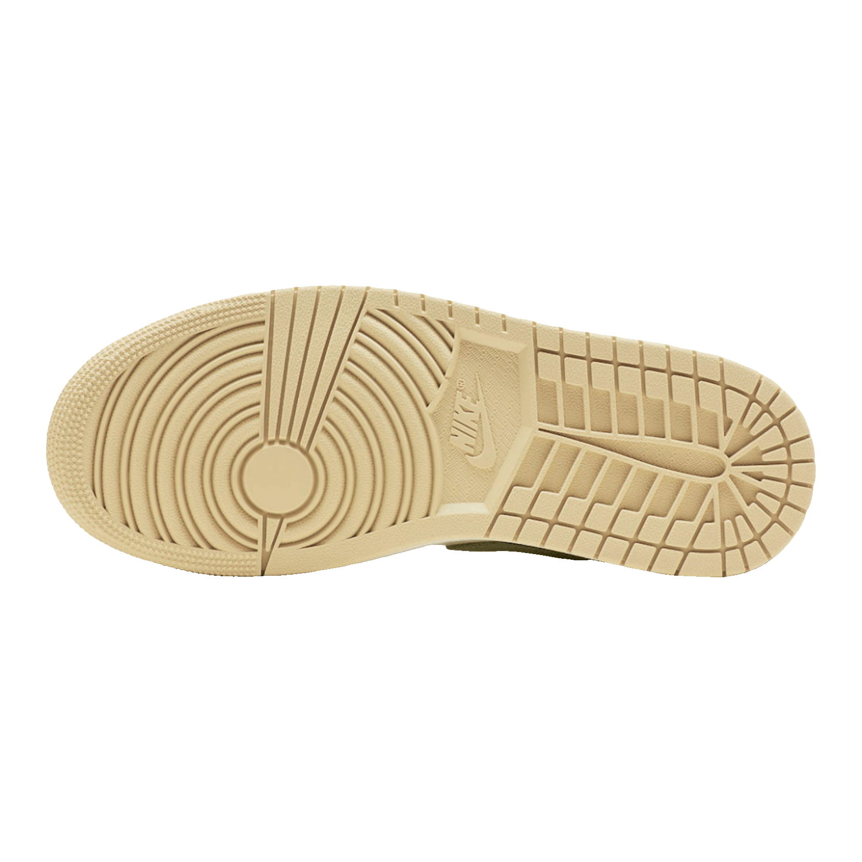 Nike Air Jordan 1 Low Sail White Oil Green (W) Sohle