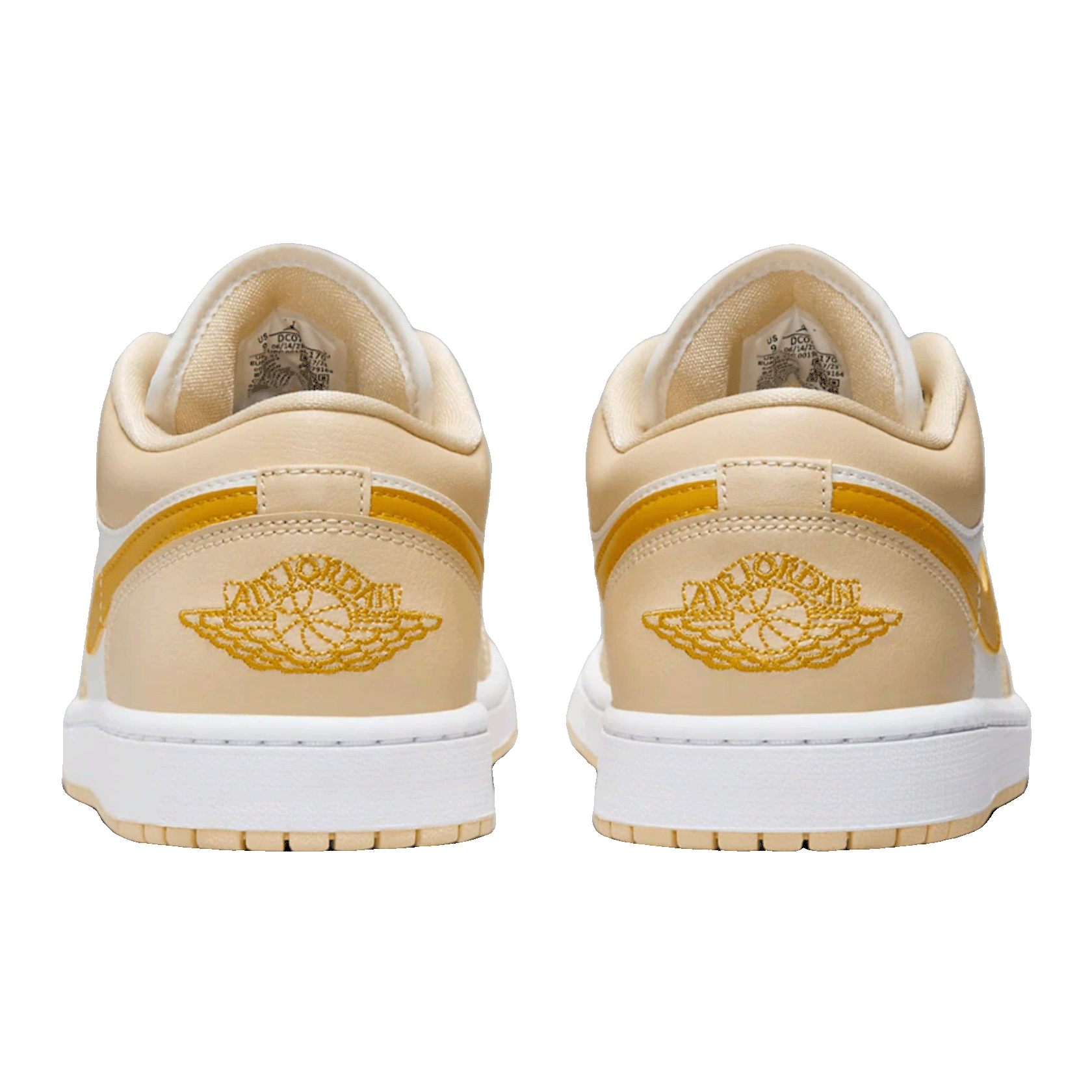 Nike Air Jordan 1 Low Sail Yellow Ochre (W) Back