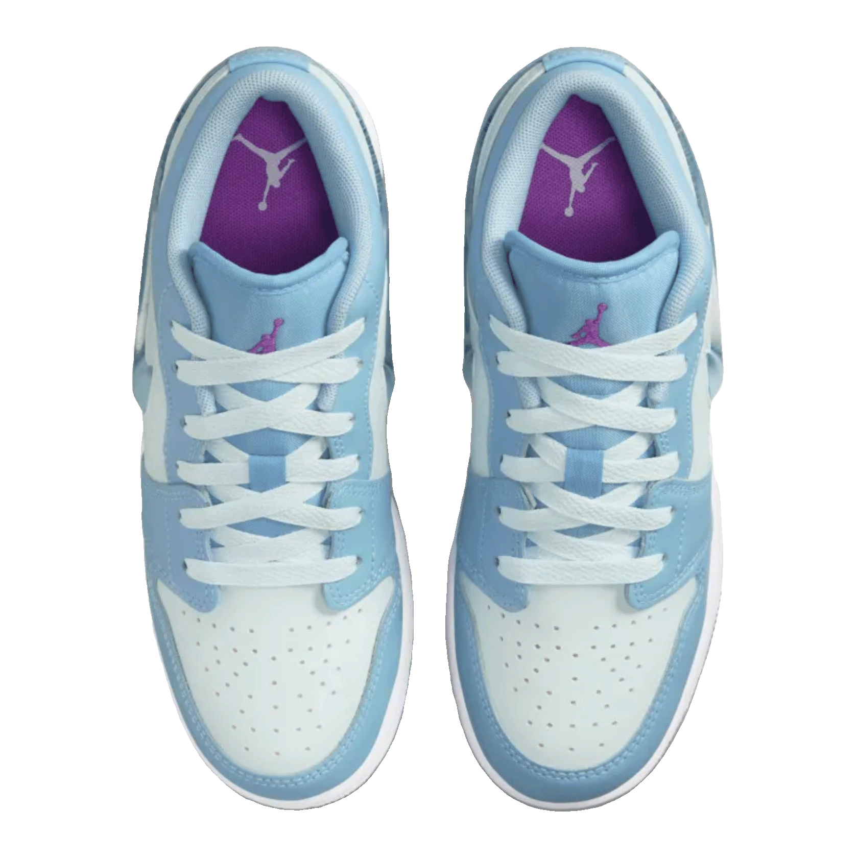 Nike Air Jordan 1 Low SE Aquarius Blue (GS) Oben