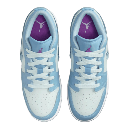 Nike Air Jordan 1 Low SE Aquarius Blue (GS) Oben
