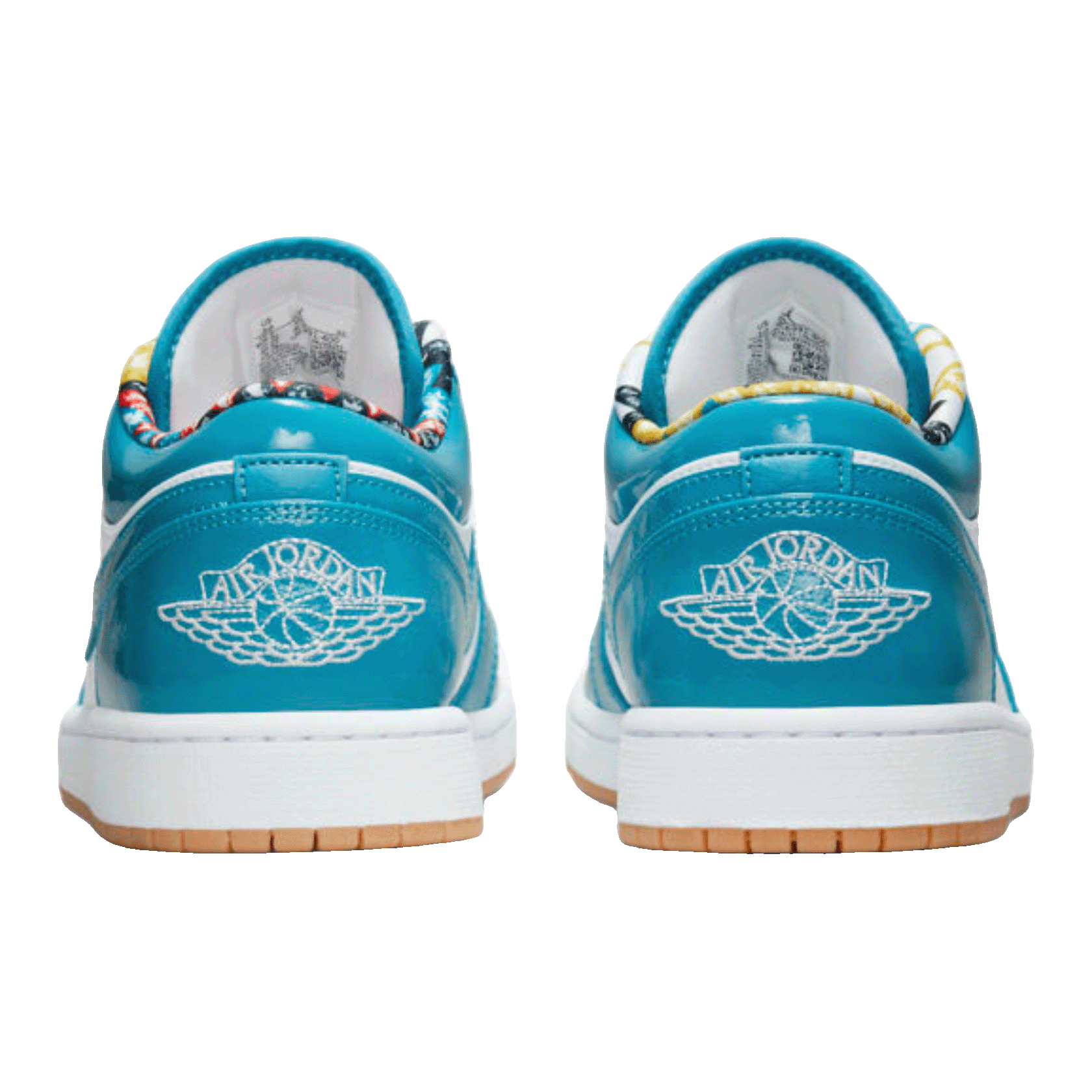 Nike Air Jordan 1 Low SE Barcelona Cyber Teal Back