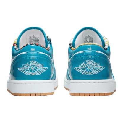 Nike Air Jordan 1 Low SE Barcelona Cyber Teal Back