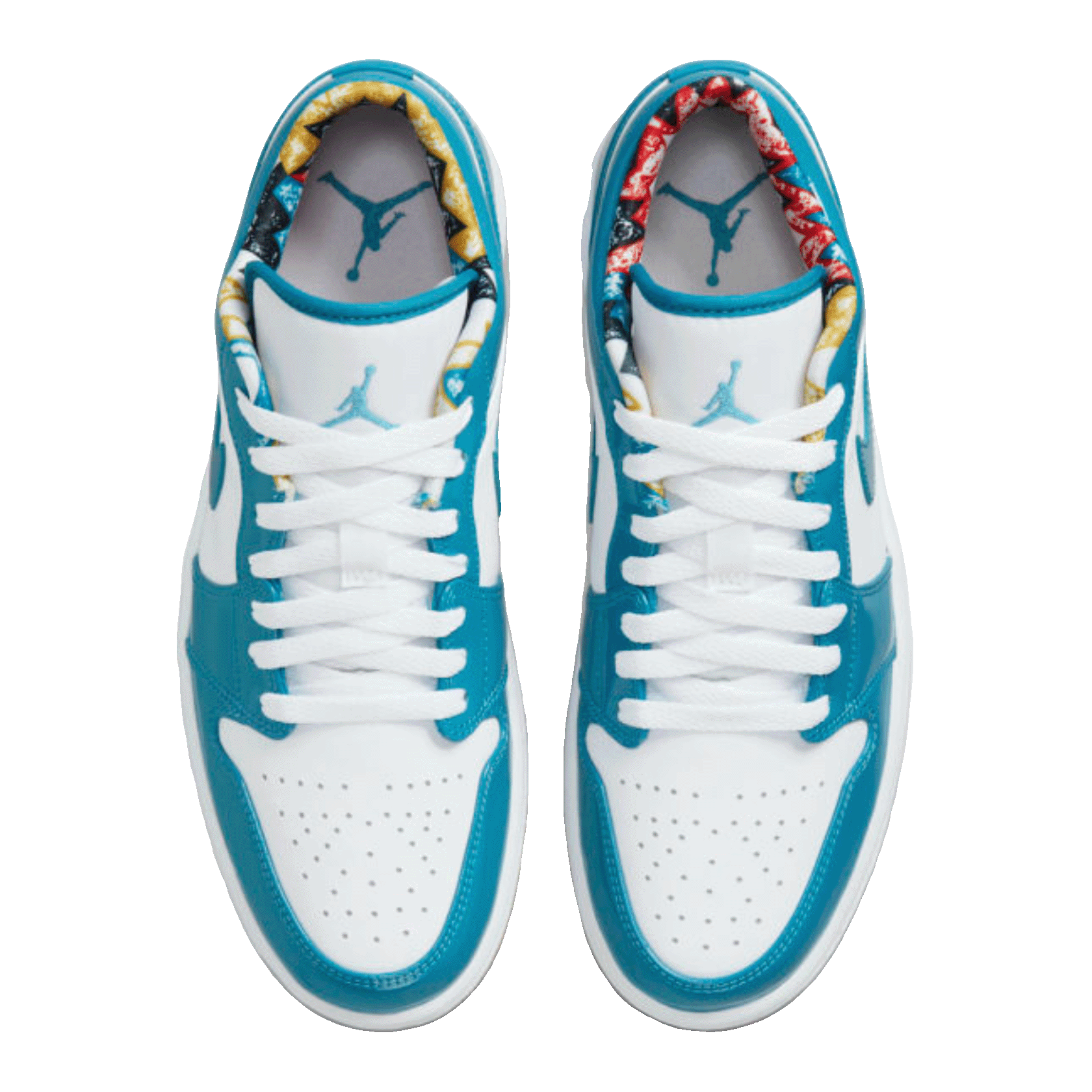 Nike Air Jordan 1 Low SE Barcelona Cyber Teal Oben
