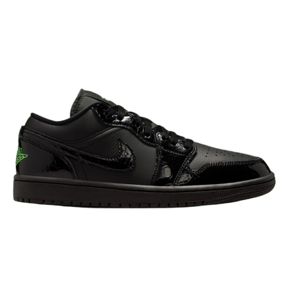 Nike Air Jordan 1 Low SE Black Croc Scream Green (W) IQ9701-010
