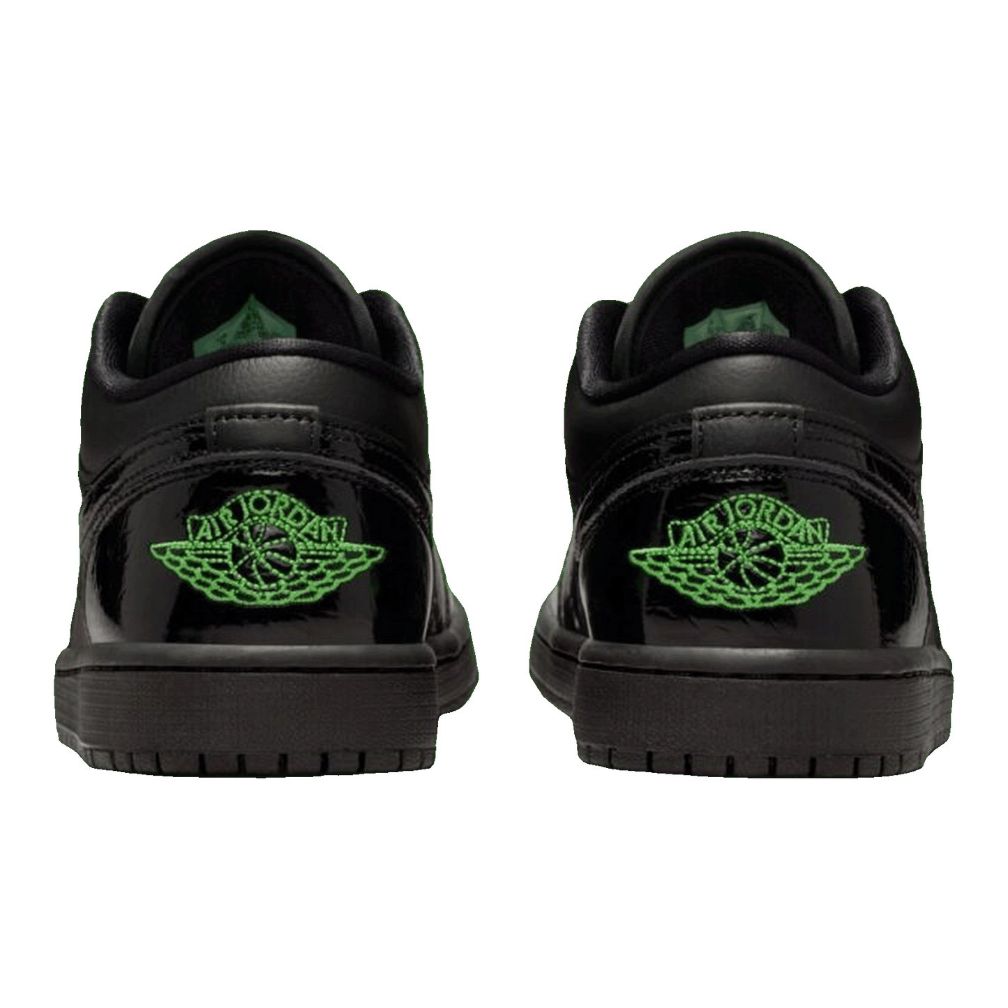 Nike Air Jordan 1 Low SE Black Croc Scream Green (W) Back IQ9701-010