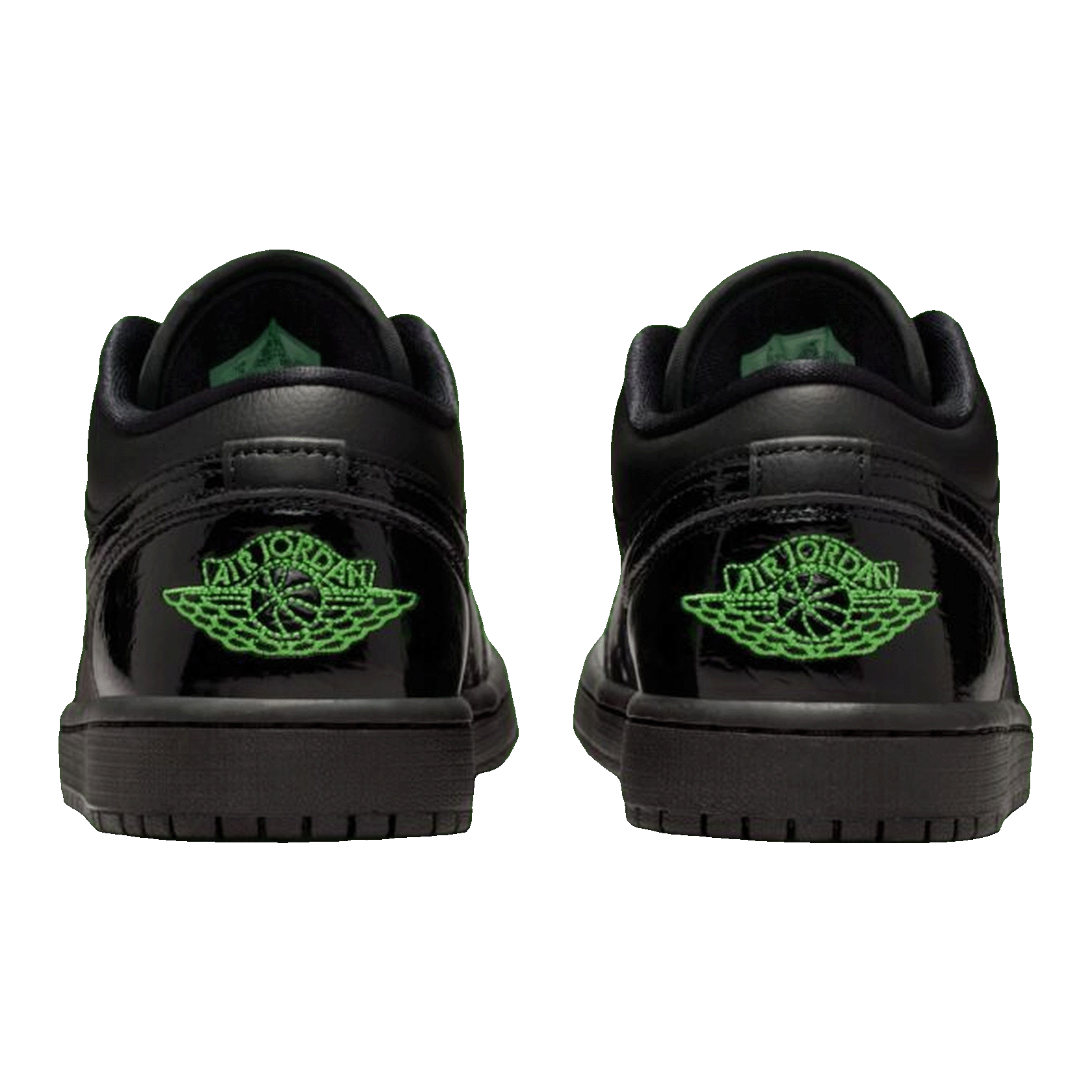 Nike Air Jordan 1 Low SE Black Croc Scream Green (W) Back IQ9701-010