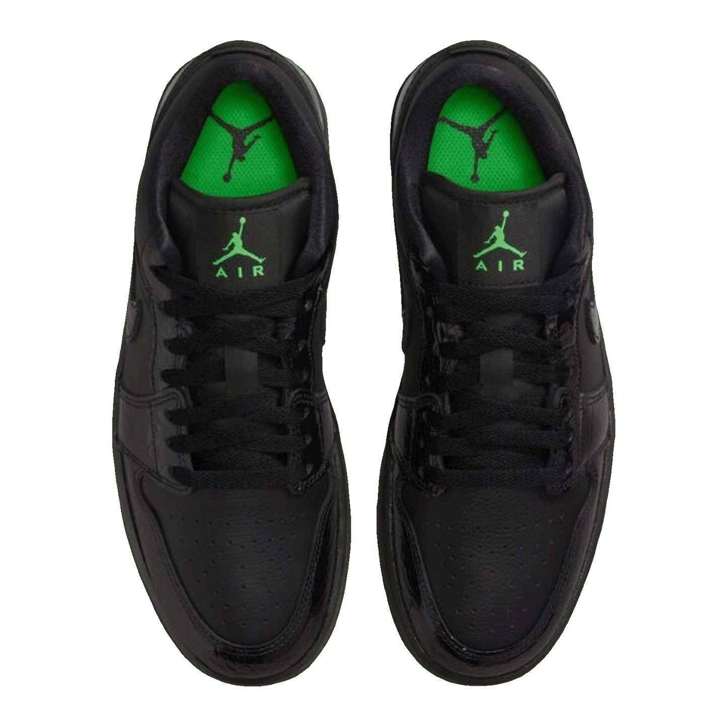 Nike Air Jordan 1 Low SE Black Croc Scream Green (W) Oben IQ9701-010