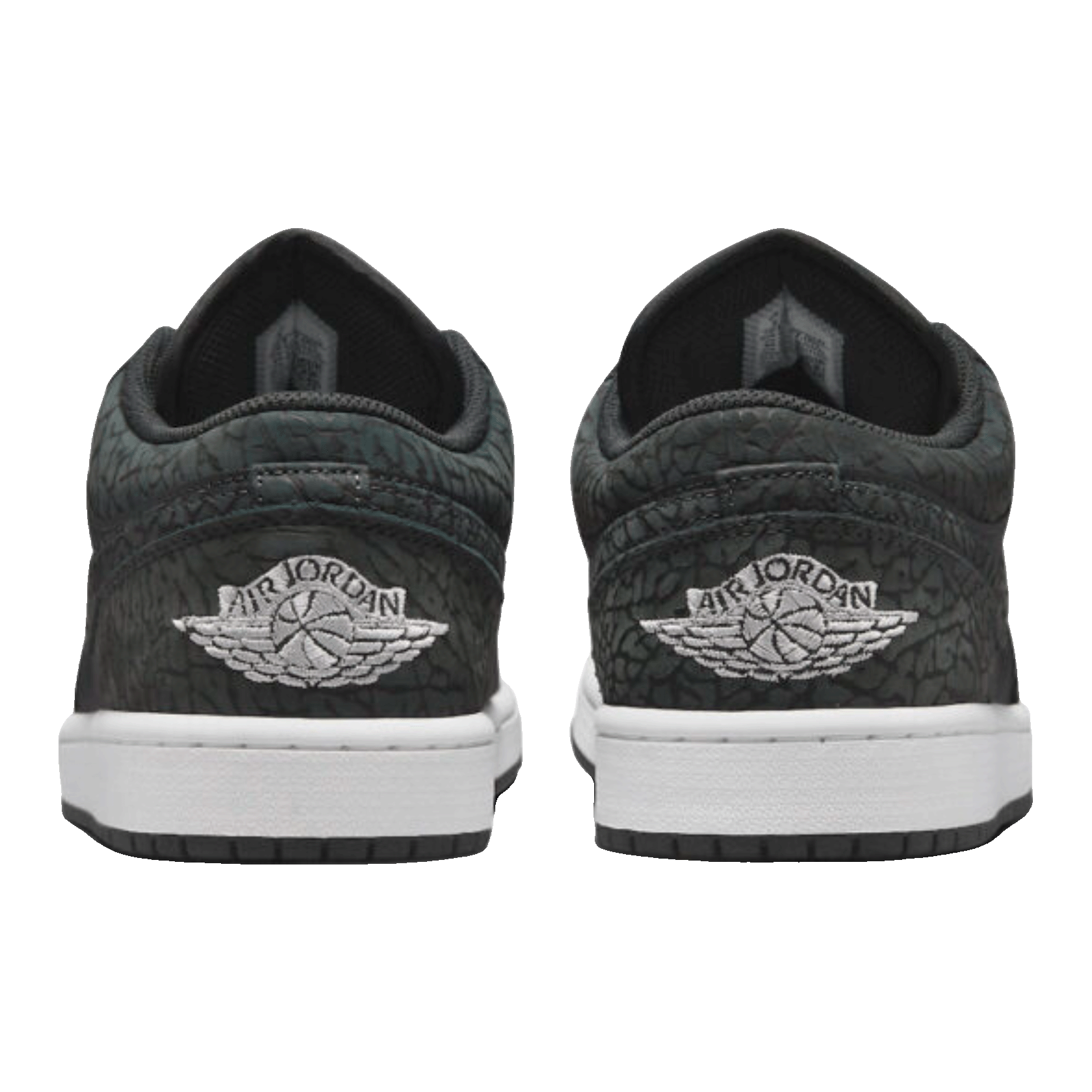 Nike Air Jordan 1 Low SE Black Elephant (GS) Back