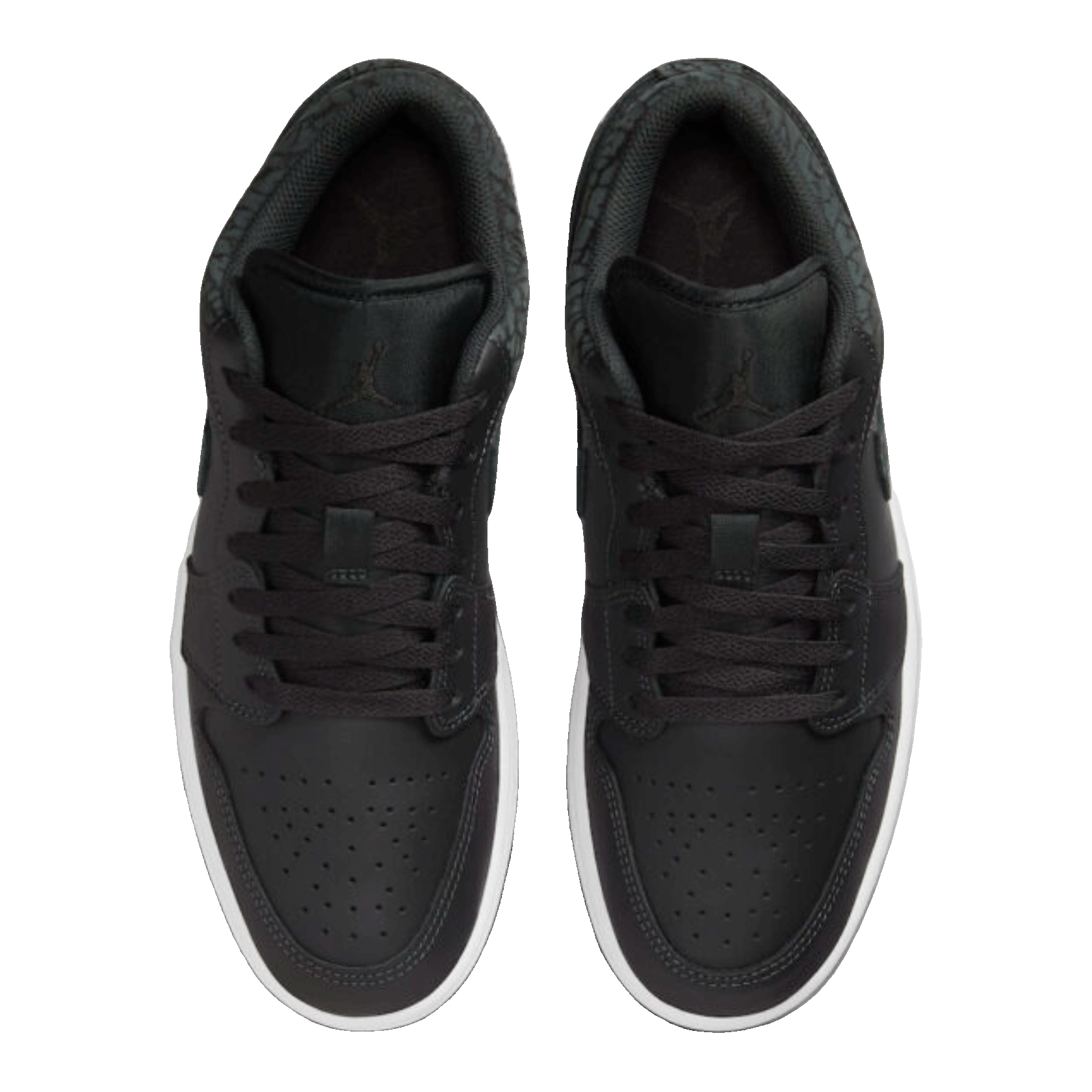 Nike Air Jordan 1 Low SE Black Elephant (GS) Oben