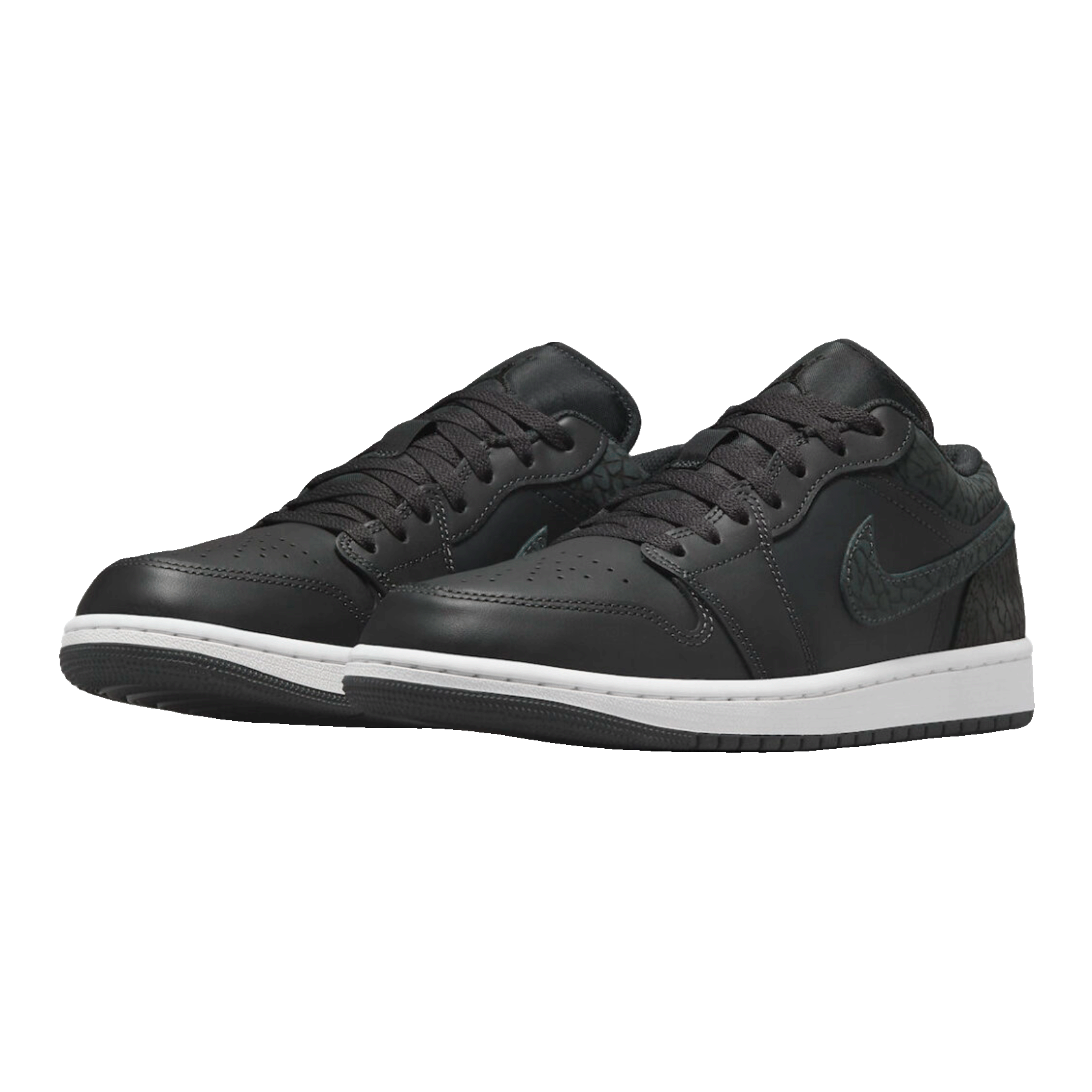 Nike Air Jordan 1 Low SE Black Elephant Side