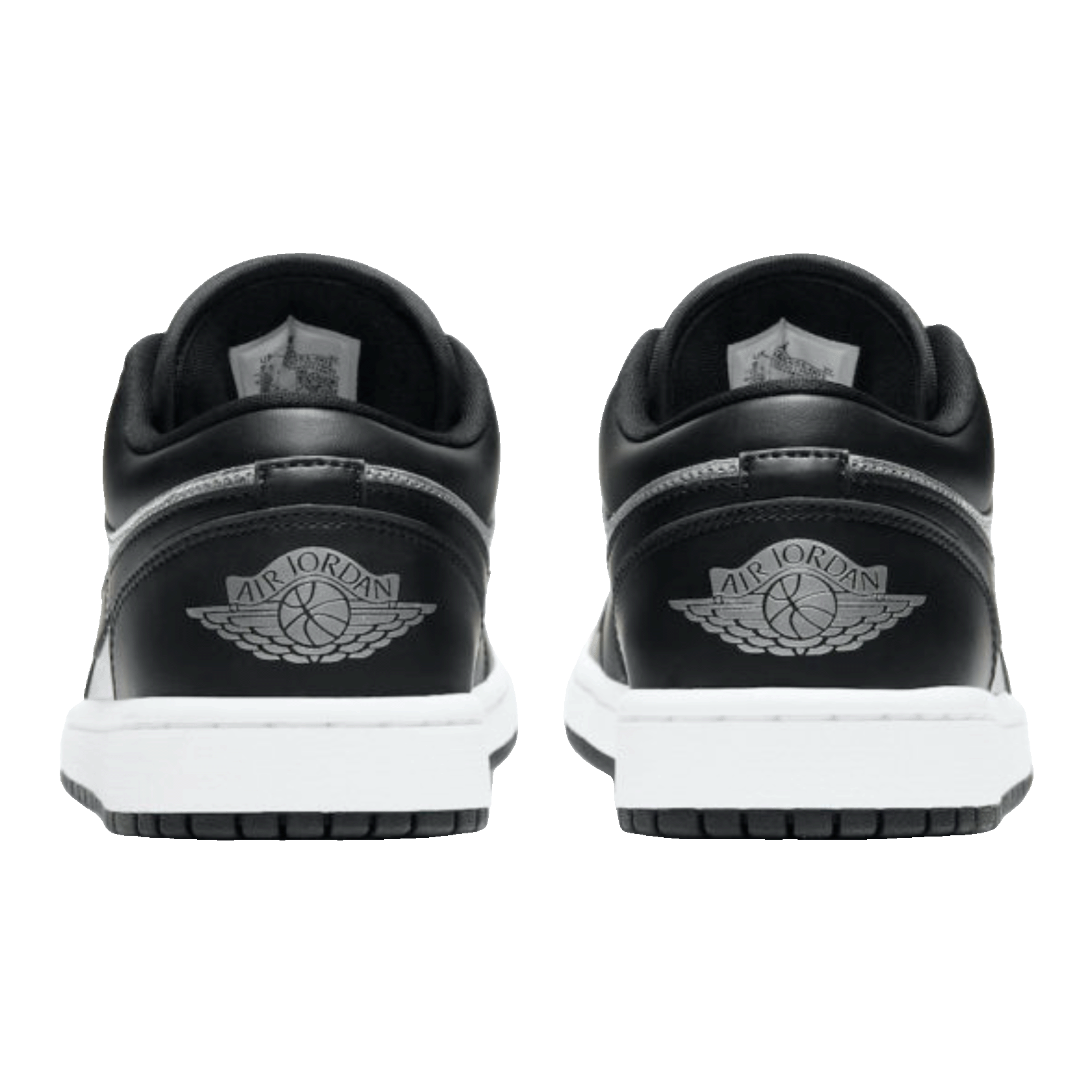 Nike Air Jordan 1 Low SE Black Metallic Silver (W) Back