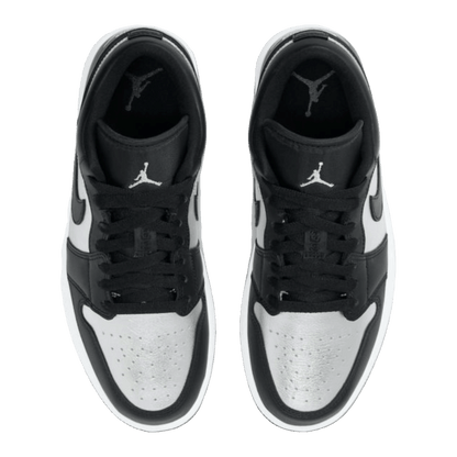 Nike Air Jordan 1 Low SE Black Metallic Silver (W) Oben