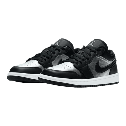 Nike Air Jordan 1 Low SE Black Metallic Silver (W) Side
