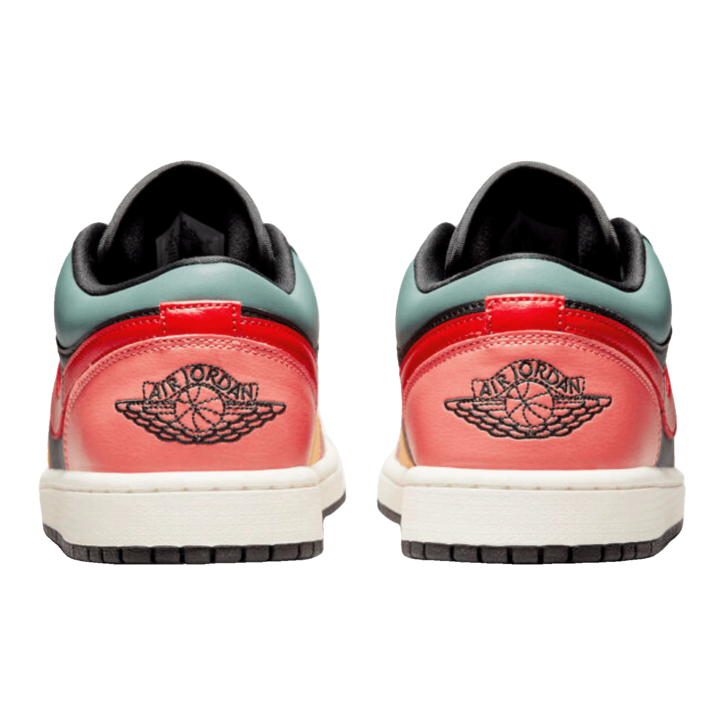 Nike Air Jordan 1 Low SE Black Multi-Color (W) Back