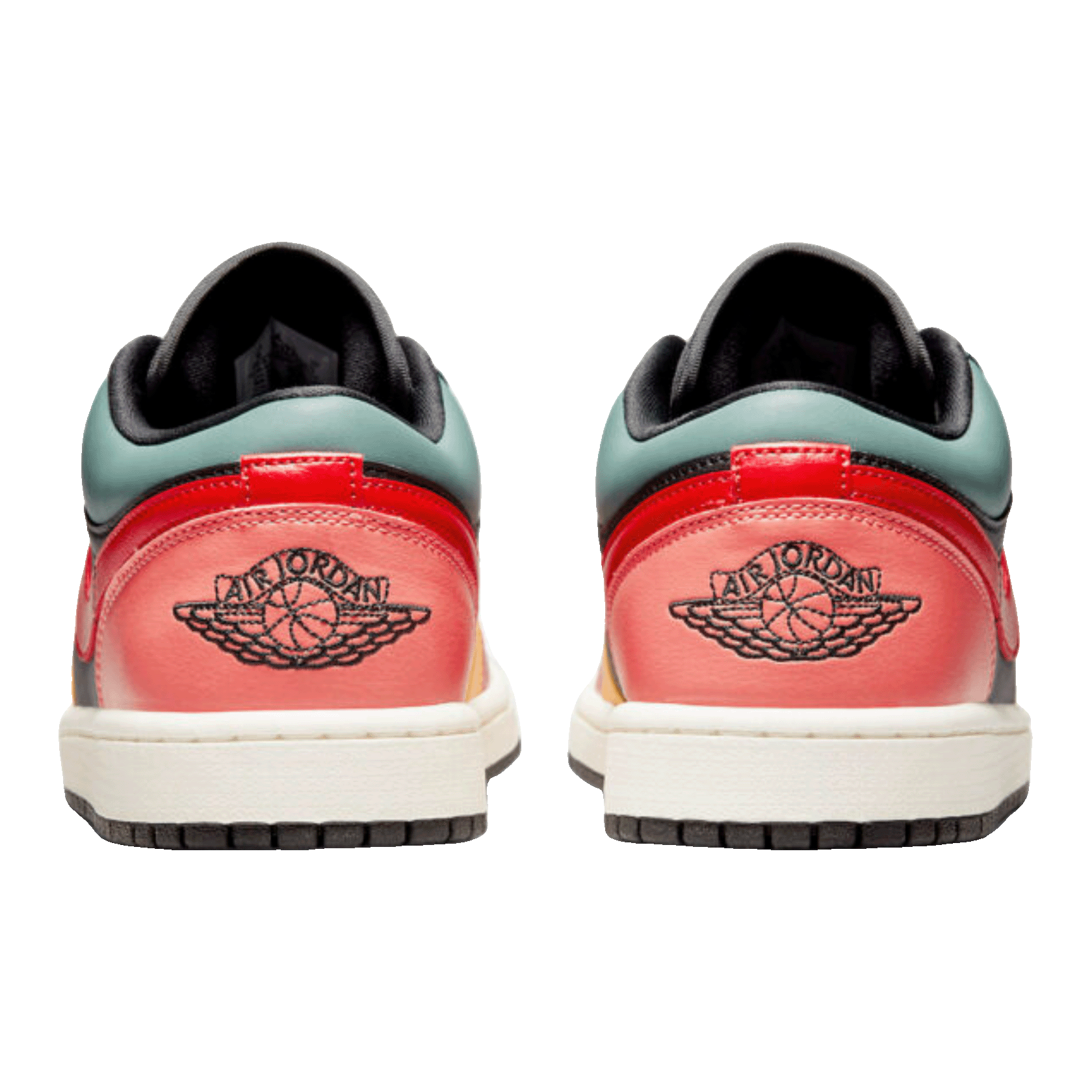 Nike Air Jordan 1 Low SE Black Multi-Color (W) Back