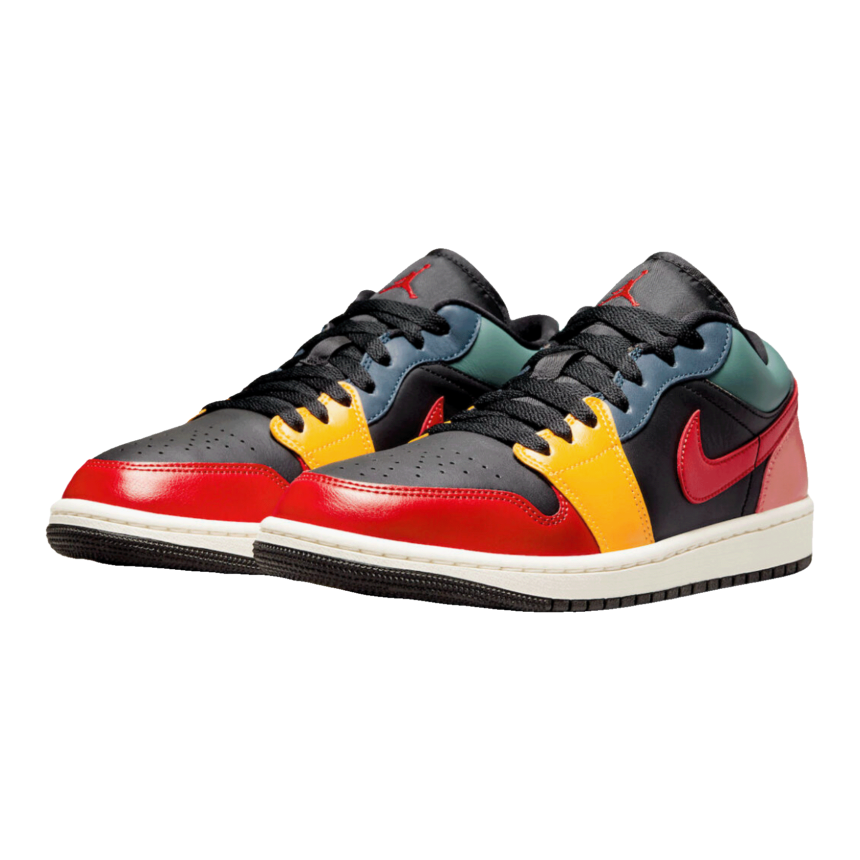 Nike Air Jordan 1 Low SE Black Multi-Color (W) Side