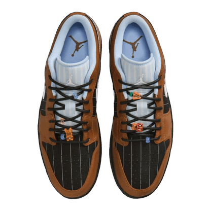 Nike Air Jordan 1 Low SE Black Sail Light British Tan Oben IR7560-010