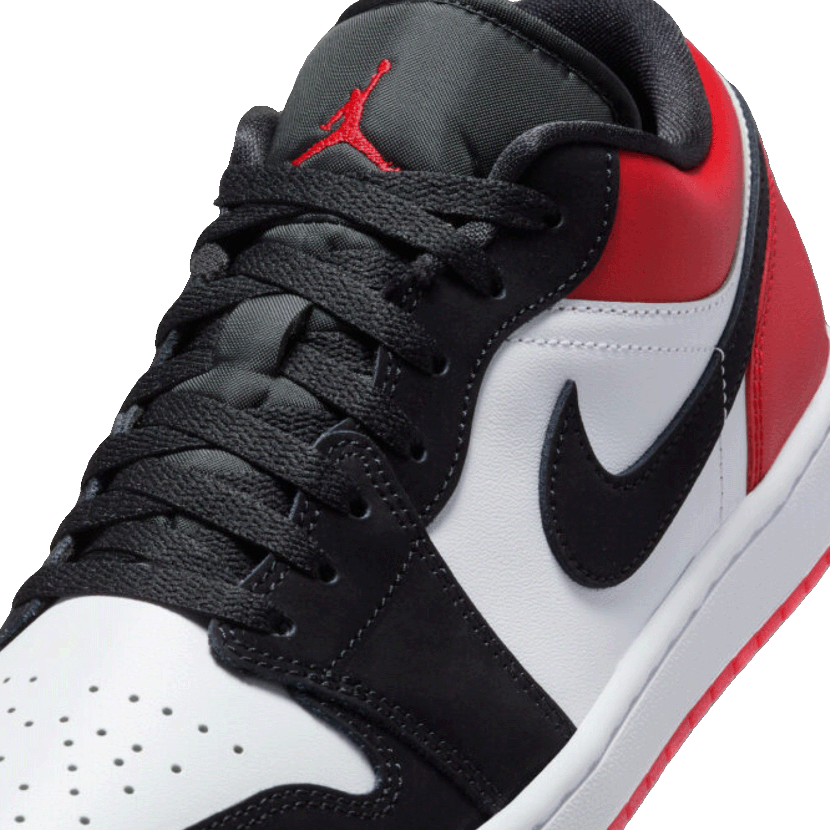 Nike Air Jordan 1 Low SE Black Toe (2025) Tongue