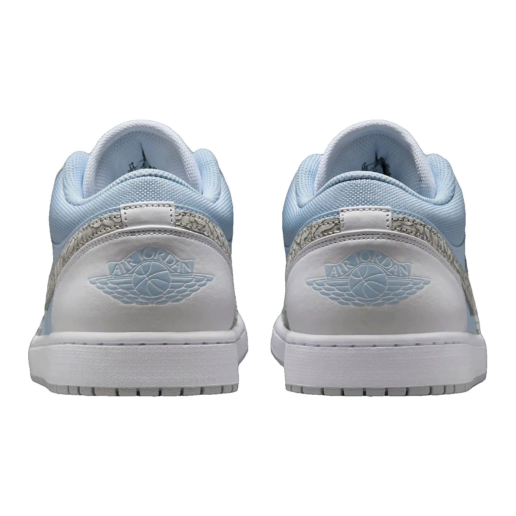 Nike Air Jordan 1 Low SE Blue Tint Elephant Print Back IB7692-400