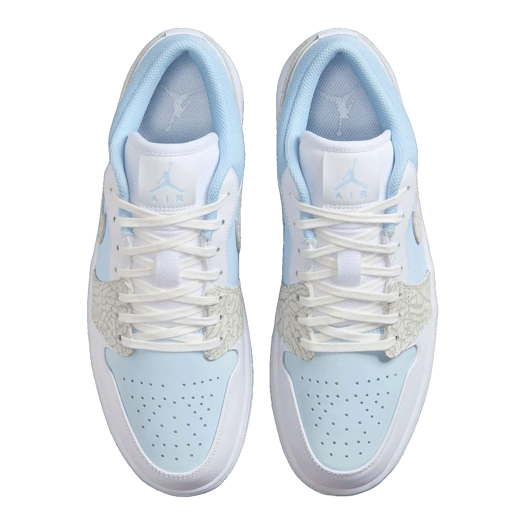 Nike Air Jordan 1 Low SE Blue Tint Elephant Print Oben IB7692-400