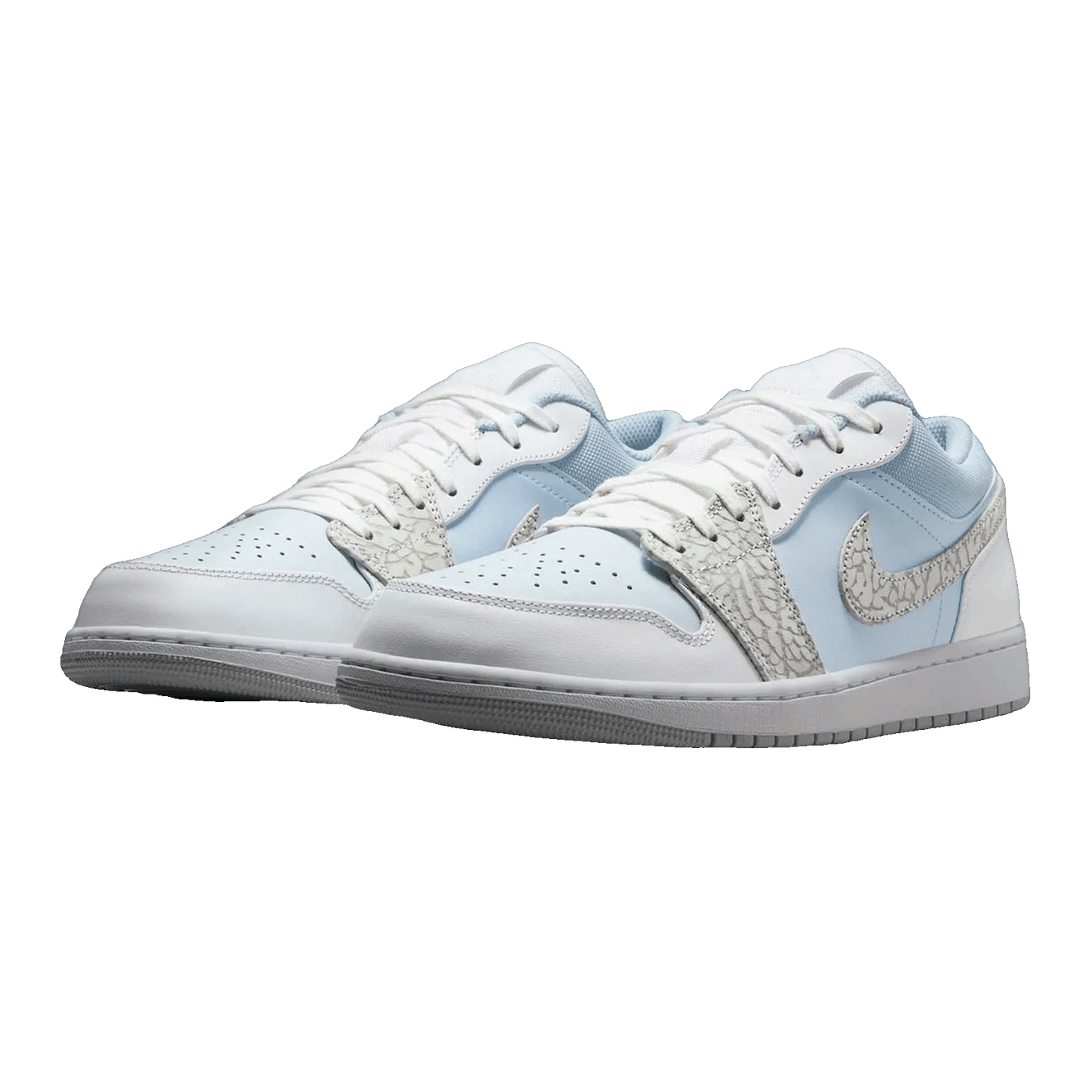 Nike Air Jordan 1 Low SE Blue Tint Elephant Print Side IB7692-400