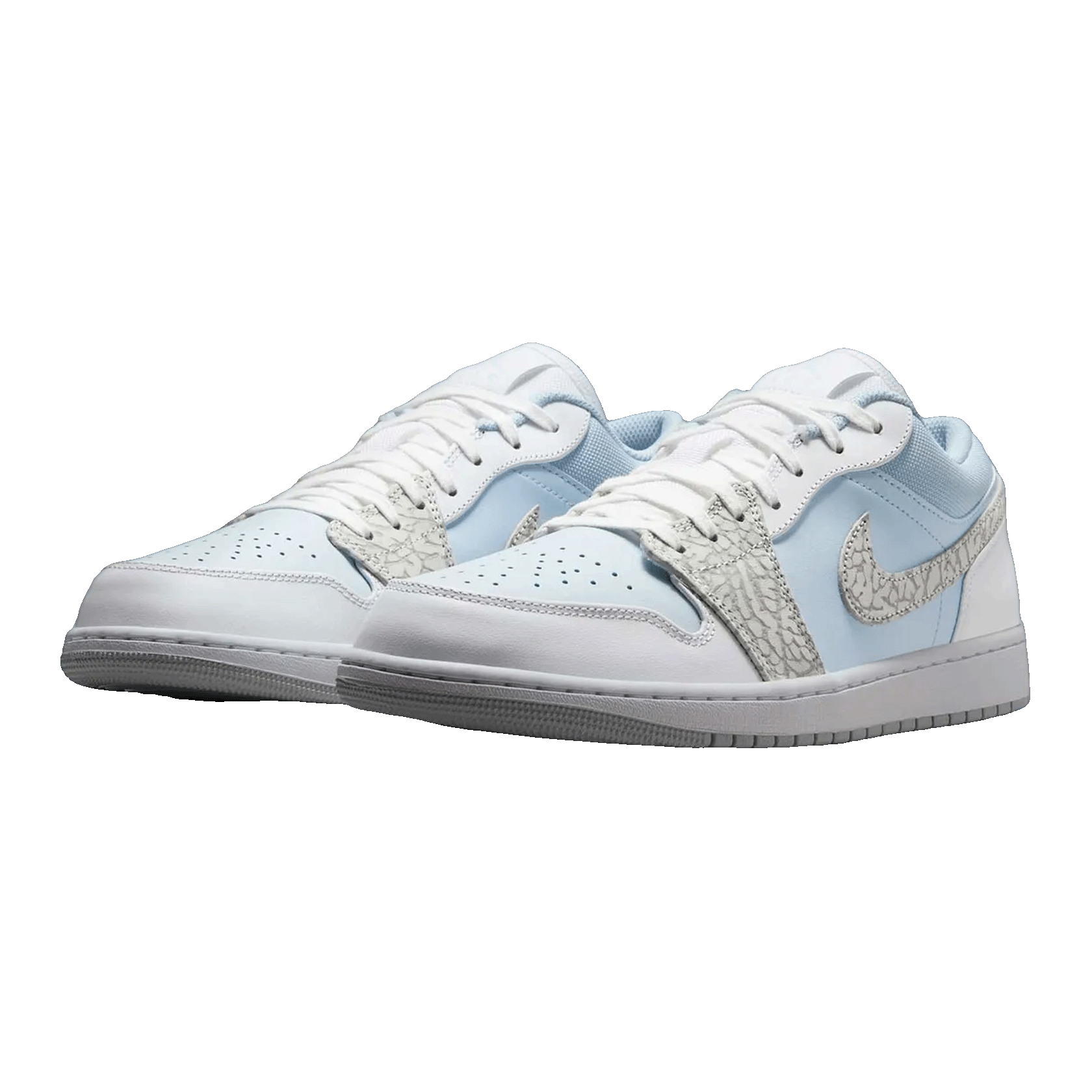 Nike Air Jordan 1 Low SE Blue Tint Elephant Print Side IB7692-400