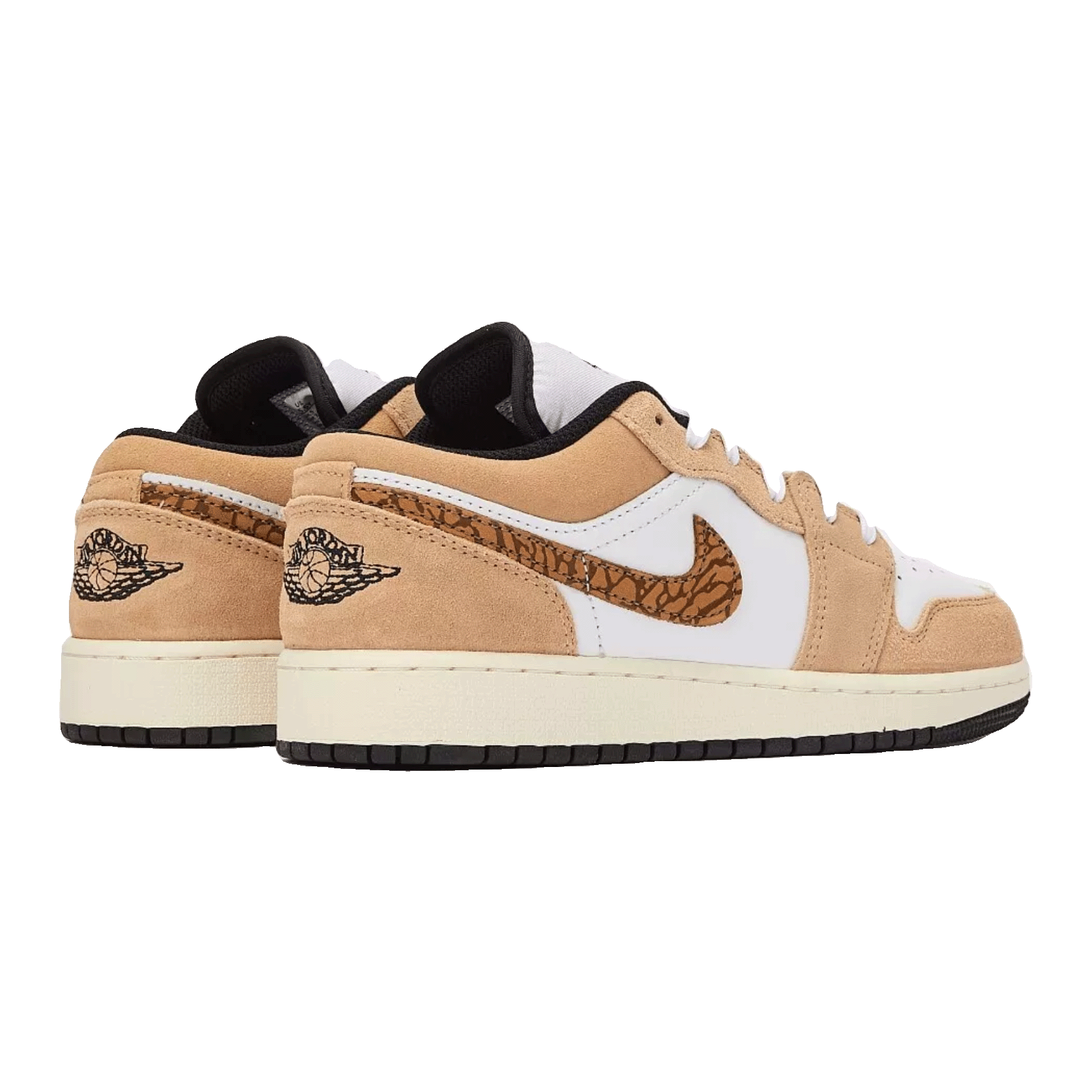 Nike Air Jordan 1 Low SE Brown Elephant (GS) Back